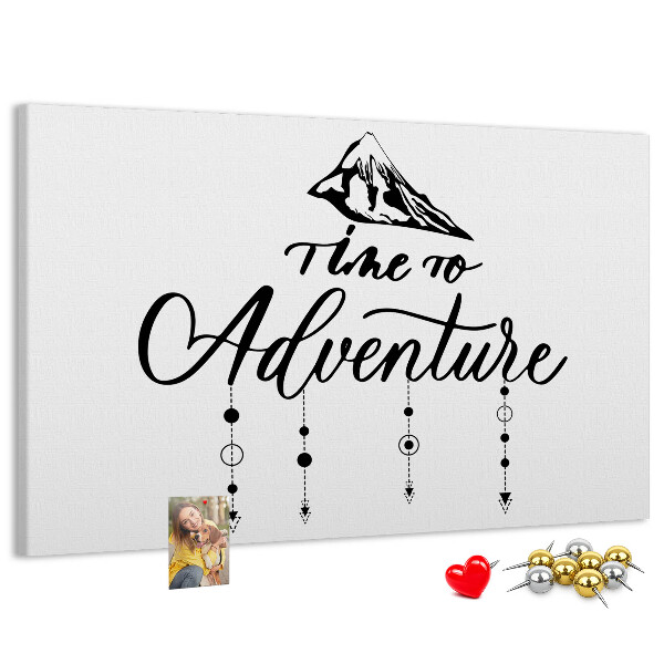 Kurkbord tijd voor een avontuur in de bergen