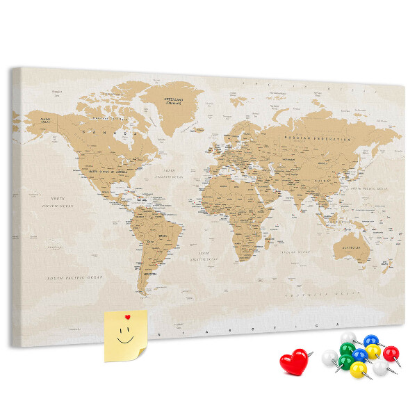 wereldkaart met locatieaanduidingen