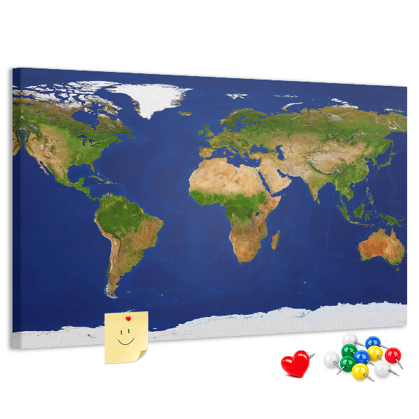 met gekleurde spelden