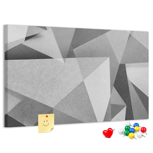 met abstracte grijze en zwarte geometrische vormen