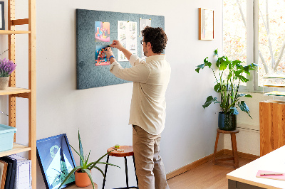Kurk prikbord met oude kaart met geometrische patronen