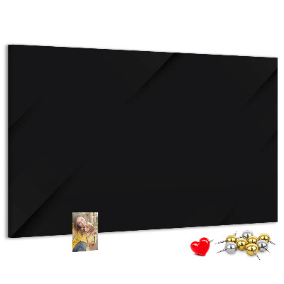 Prikbord zwart met gekleurde spelden