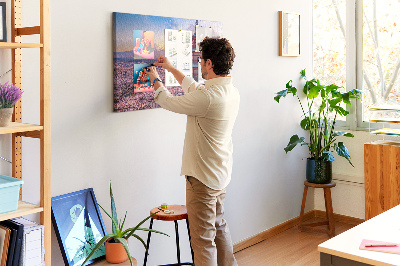 Kurkbord lentelandschap met de berg Fuji