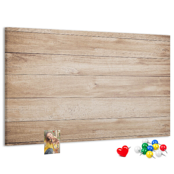 Kurkbord natuurlijk hout in warme tinten