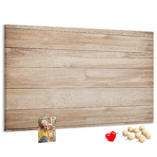Kurkbord natuurlijk hout in warme tinten
