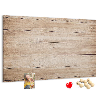 Kurkbord natuurlijk hout in warme tinten