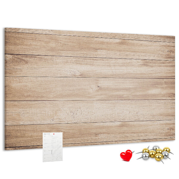 Kurkbord natuurlijk hout in warme tinten