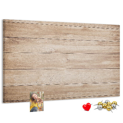 Kurkbord natuurlijk hout in warme tinten