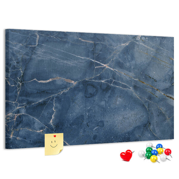 marineblauw marmer met lichte aderen