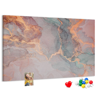 Prikbord abstract patroon in pasteltinten