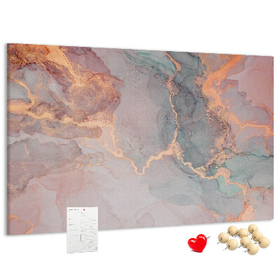 Prikbord abstract patroon in pasteltinten