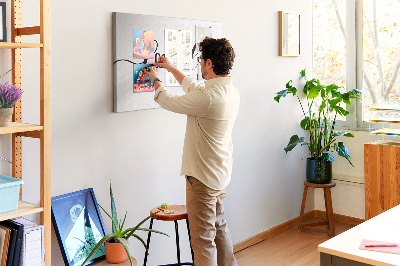 Prikbord familiebanden in elegante stijl