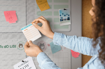 Prikbord kleurrijke notitieboekjes met een dierenmotief