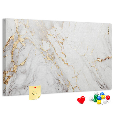 Kurkbord elegant marmer met gouden aderen