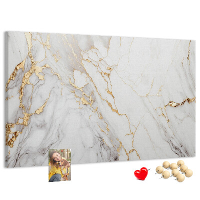 Kurkbord elegant marmer met gouden aderen