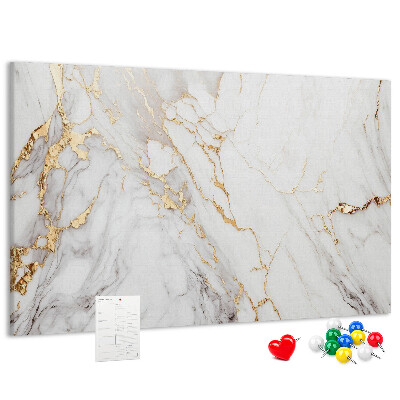 Kurkbord elegant marmer met gouden aderen