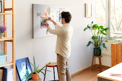 Kurkbord wereldkaart met landnamen