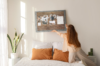 Kurkbord houten welkomstbord met opschrift