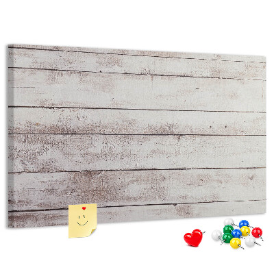 Prikbord rustieke plank met slijtageplekken
