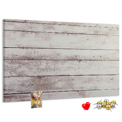 Prikbord rustieke plank met slijtageplekken