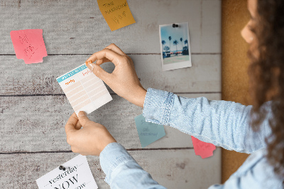 Prikbord rustieke plank met slijtageplekken
