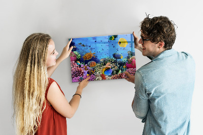 Magneetbord Onderwaterleven