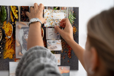 Magneetbord Specerijen op lepels