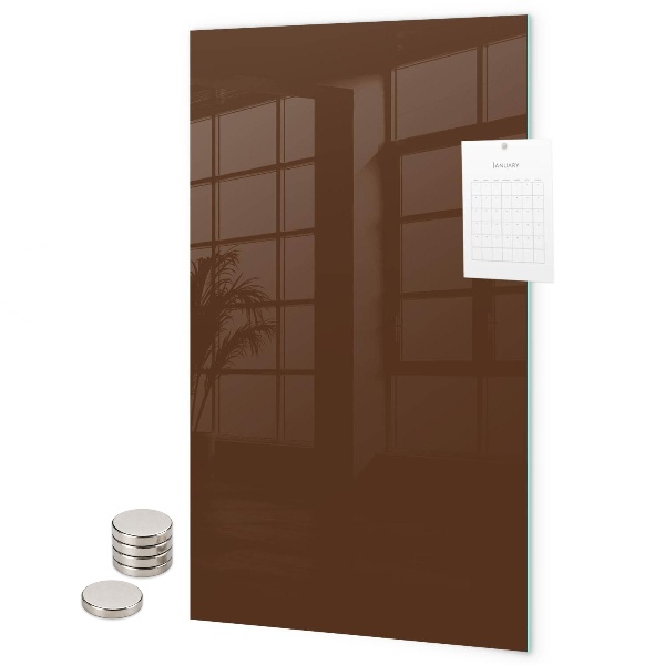 Magnet board Bruine kleur