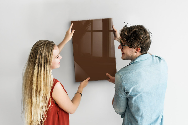 Magnet board Bruine kleur