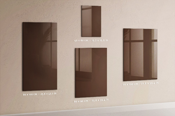 Magnet board Bruine kleur