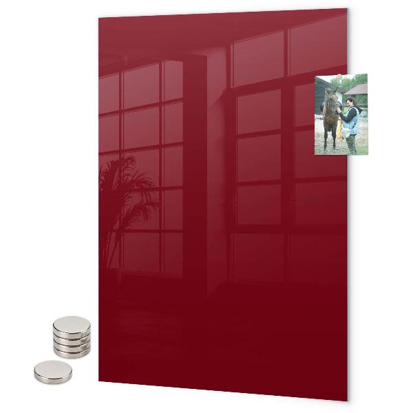 Magneet bord Bordeauxrode kleur