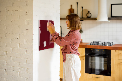 Magneet bord Bordeauxrode kleur
