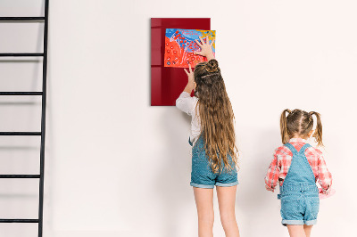 Magnet board Rode kleur