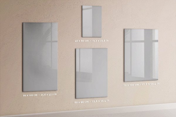 Magneet bord Lichtgrijze kleur