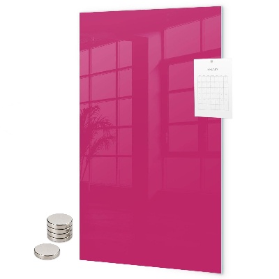 Magnet board Donkerroze kleur