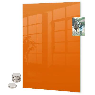 Magnet board Oranje kleur