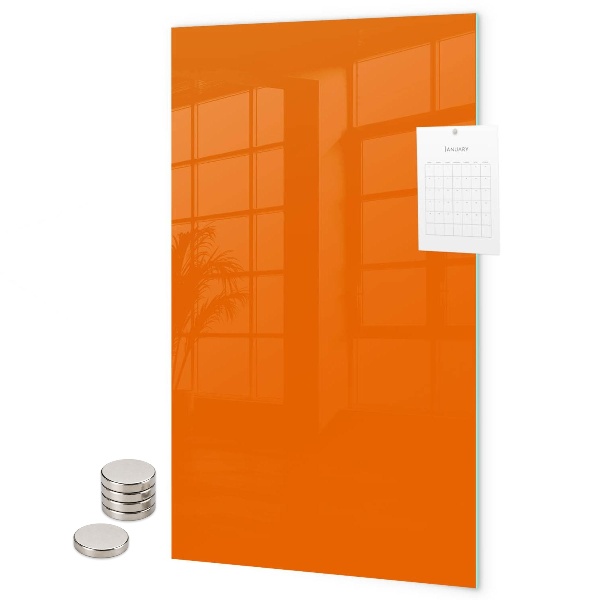 Magnet board Oranje kleur