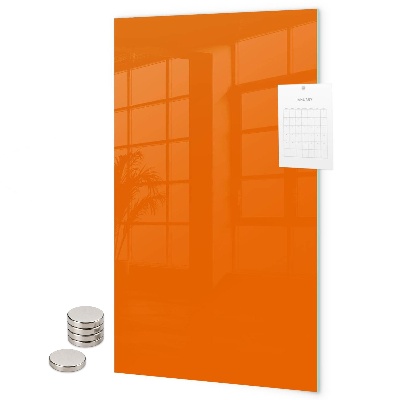 Magnet board Oranje kleur