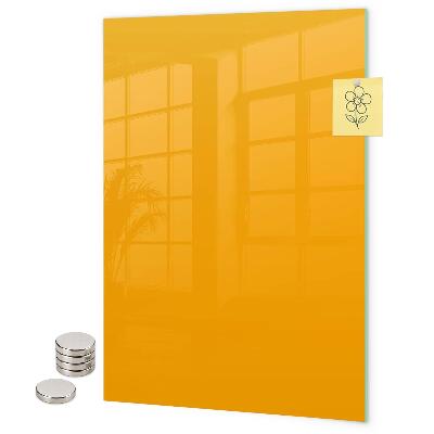 Magnet board Lichtgele kleur