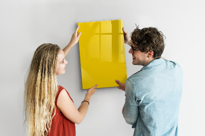 Magnet board Lichtgele kleur