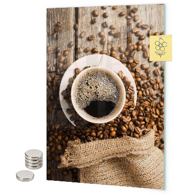 Magnet board koffiebonen