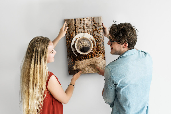 Magnet board koffiebonen