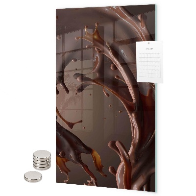 Magnet board Gemorste chocolade