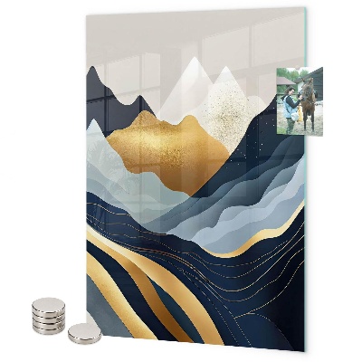 Magneet bord Abstracte bergen