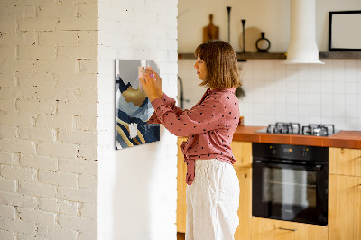 Magneet bord Abstracte bergen