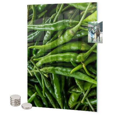 Magnet board Groene paprika