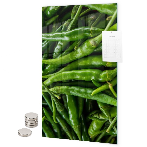 Magnet board Groene paprika