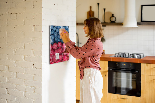 Magnet board Bosbessen en frambozen
