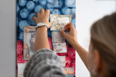 Magnet board Bosbessen en frambozen