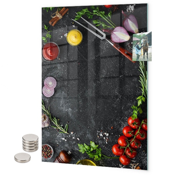 Magneet bord Een explosie aan smaken